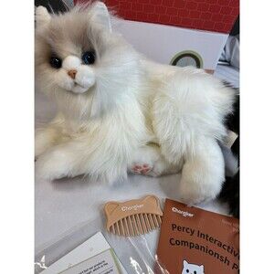 Interactive realistic cat toy companion for dementia or alzheimer's Comfort cat